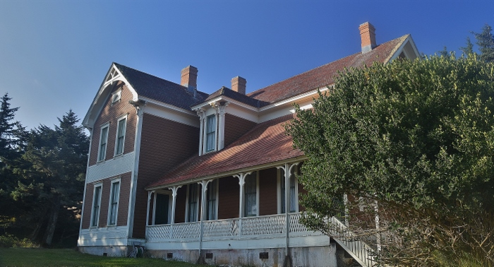 the Victorian-style Hughes house